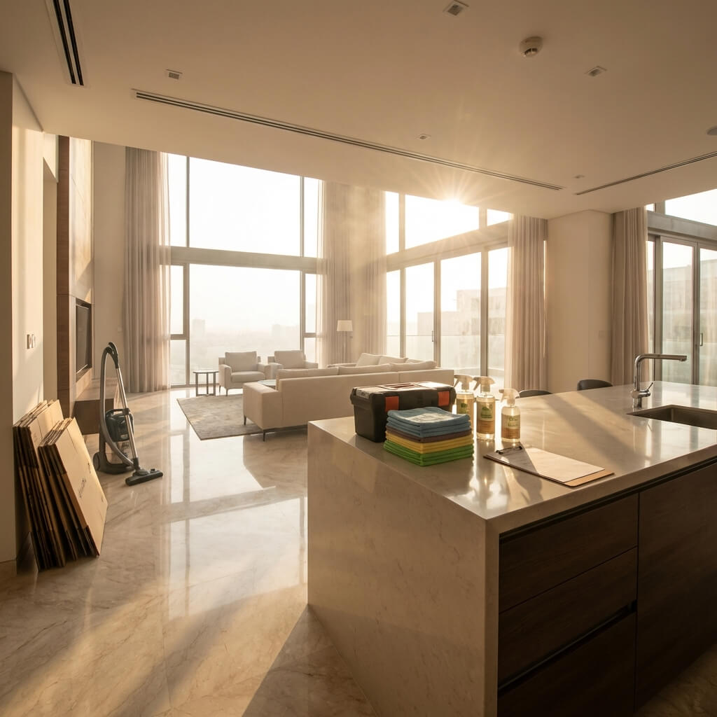 New construction building